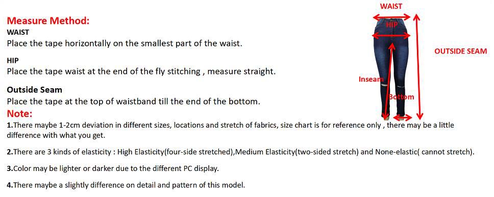Dydžių instrukcija siauriems džinsiniams džinsams